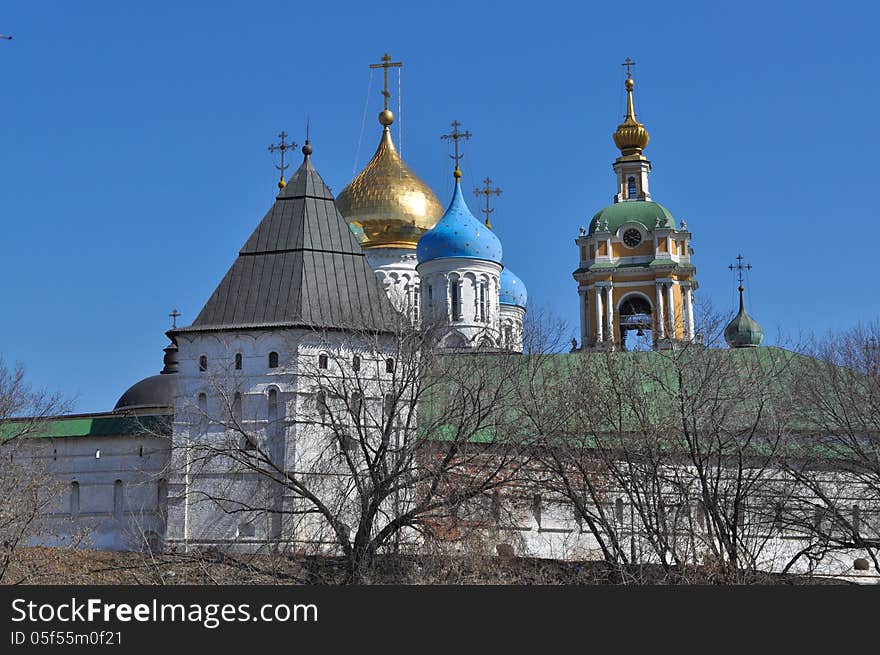 Novospassky monastery in Moscow.