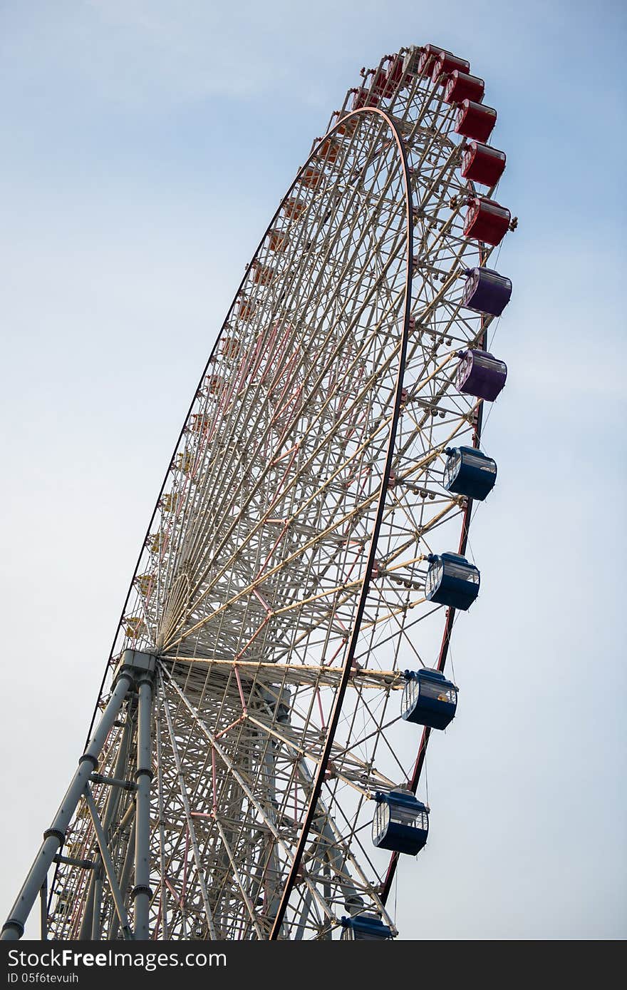 Tempozan ferris wheel in japan