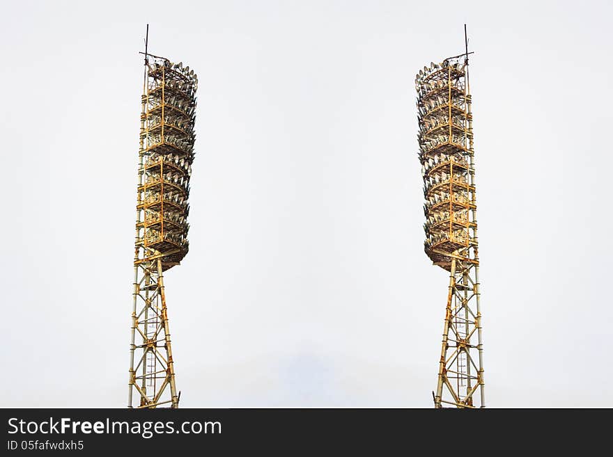 Sport Lights On White Background