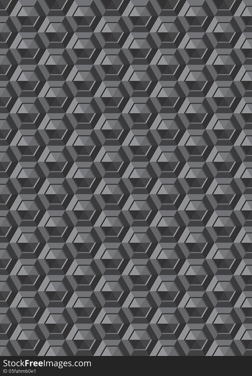 Gray Honeycomb Texture