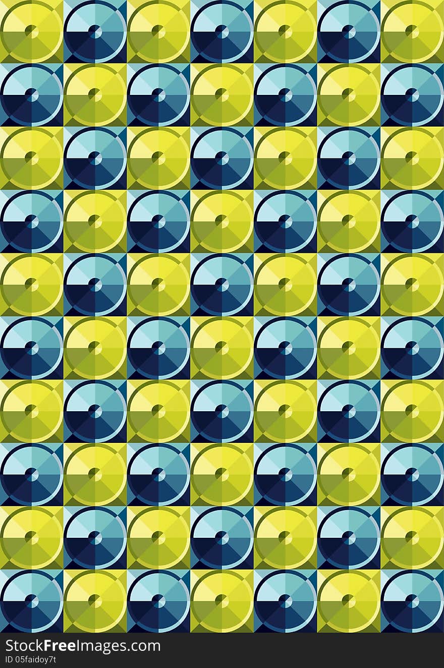 Round Tile Texture