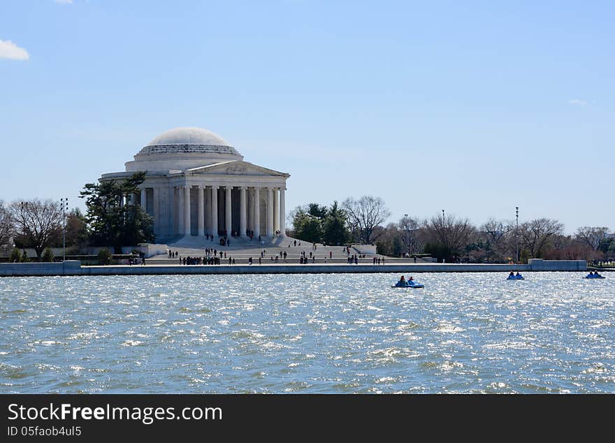 Jefferson Memorial across the Tidal Basin, Washington DC