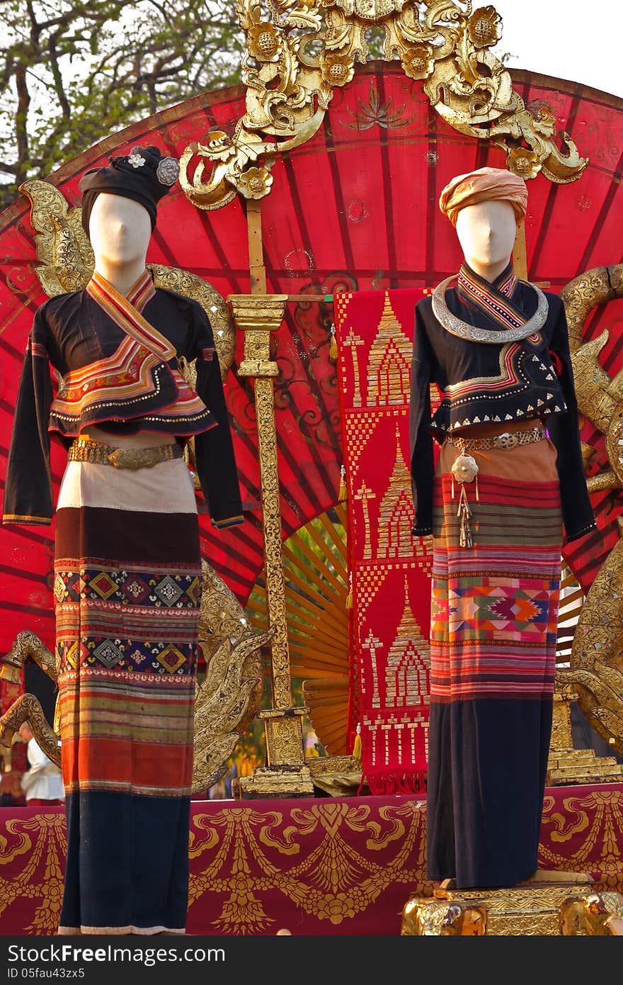 Clothing of the ancient tribes in northern Thailand. Clothing of the ancient tribes in northern Thailand.