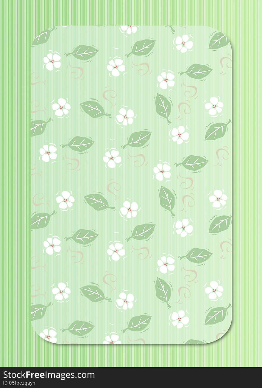 Floral Greeting Card