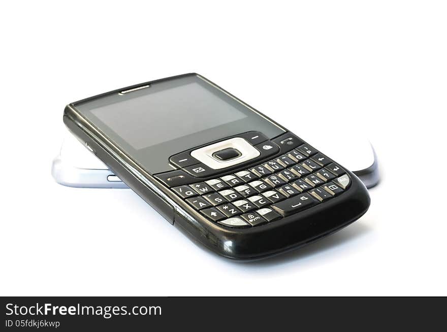 Mobile Phone on white background.