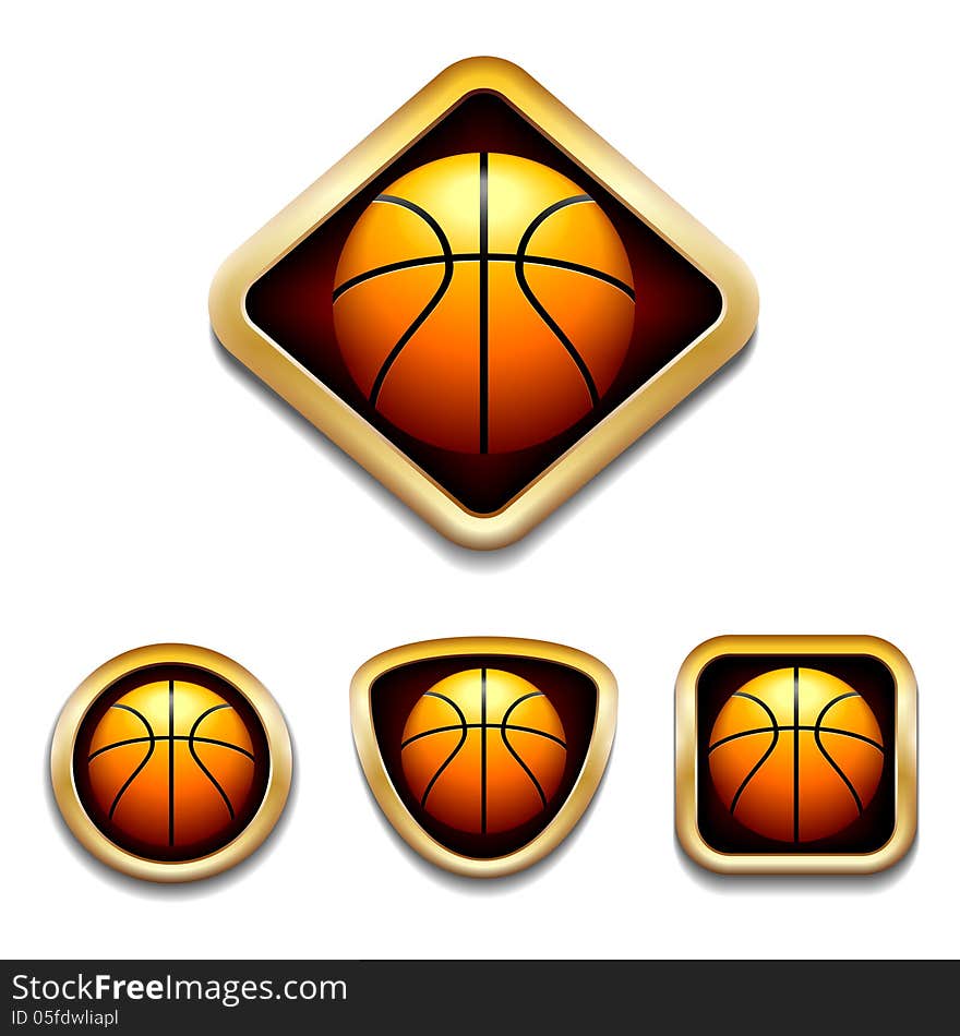 Basketball Badge