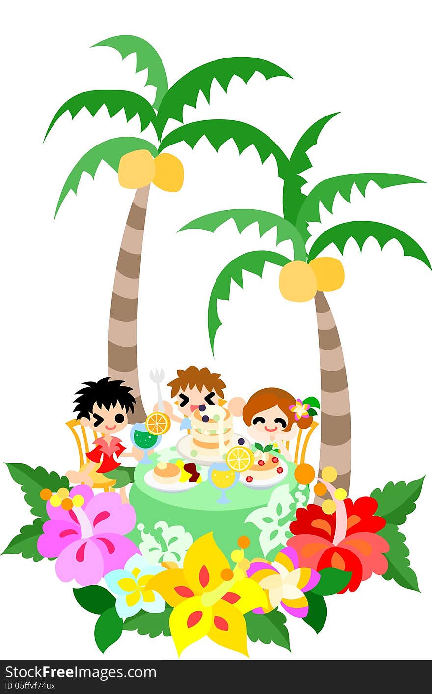 The cafe of the Hawaiian pancake that hibiscuses bloom. Lets spend a happy time with my family. The cafe of the Hawaiian pancake that hibiscuses bloom. Lets spend a happy time with my family.