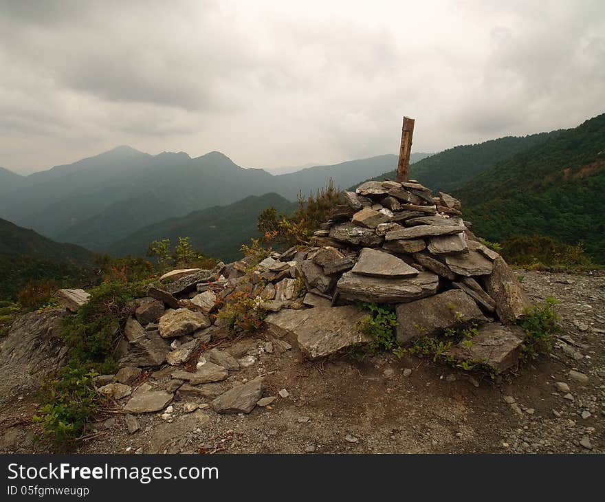 Mountain top in Japan