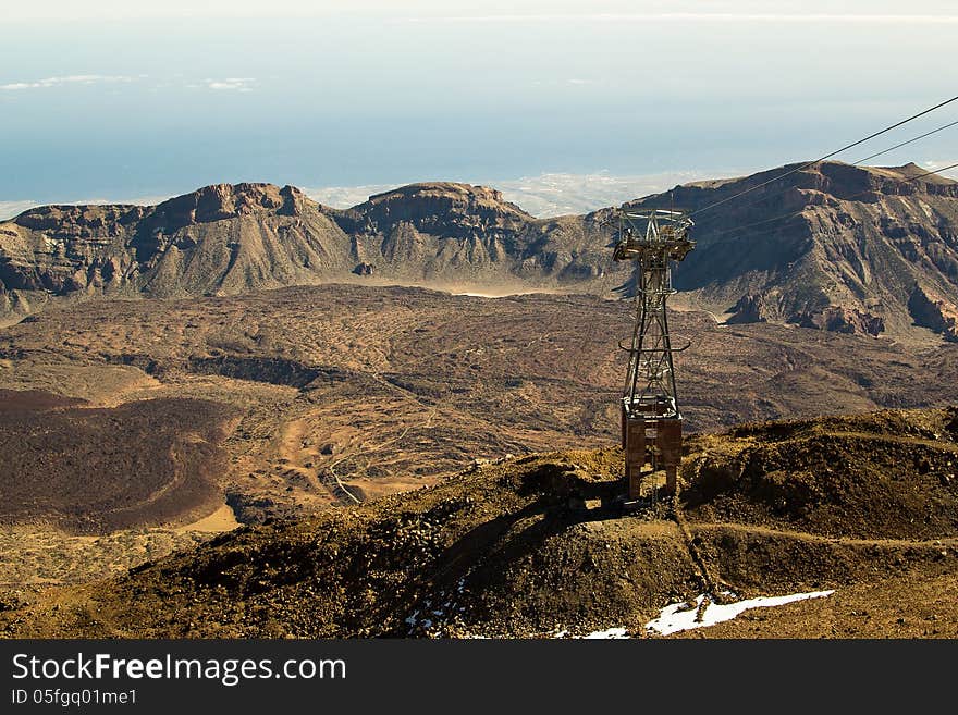 Tenerife Island. The View From Teide Volcano