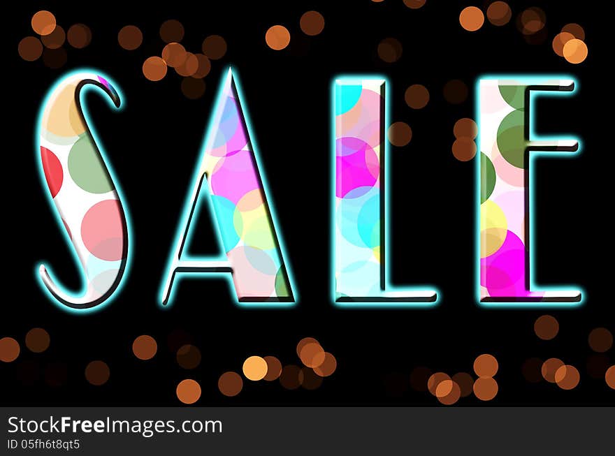 Sale Abstract Bokeh