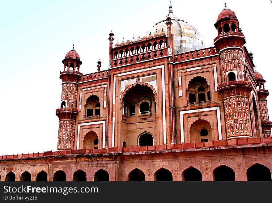 Safdarjungs Tomb in New Delhi, India. Safdarjungs Tomb in New Delhi, India.