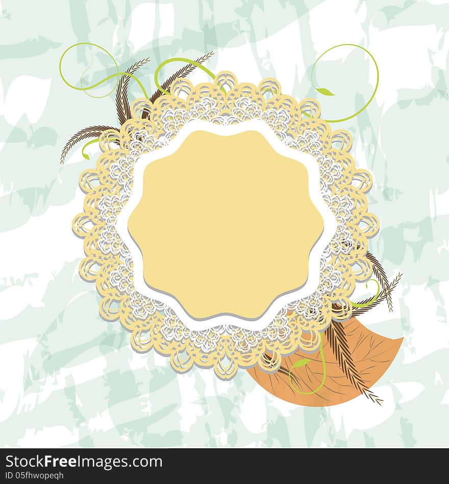 Delicate vintage lace background with pastel colors. Vector illustration. Delicate vintage lace background with pastel colors. Vector illustration