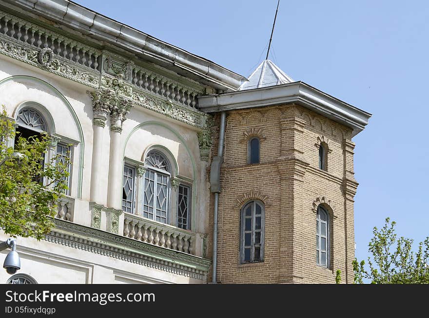 Cossack old quarter building, Tehran, Iran. Cossack old quarter building, Tehran, Iran