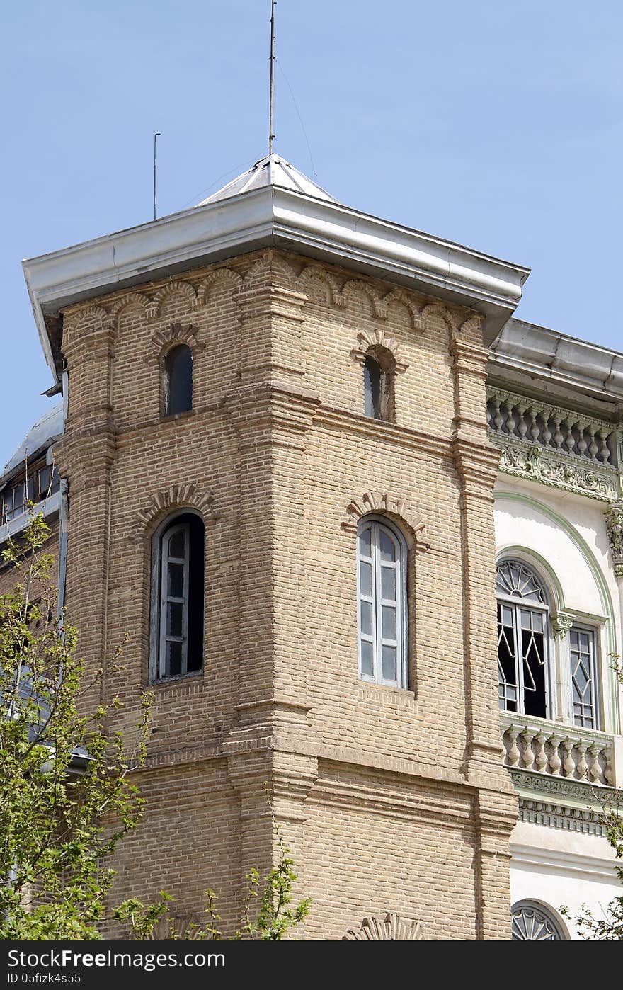 Cossack old quarter building, Tehran, Iran. Cossack old quarter building, Tehran, Iran