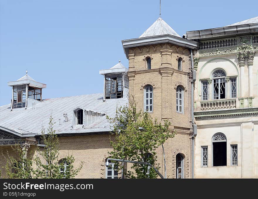 Cossack old quarter building, Tehran, Iran. Cossack old quarter building, Tehran, Iran