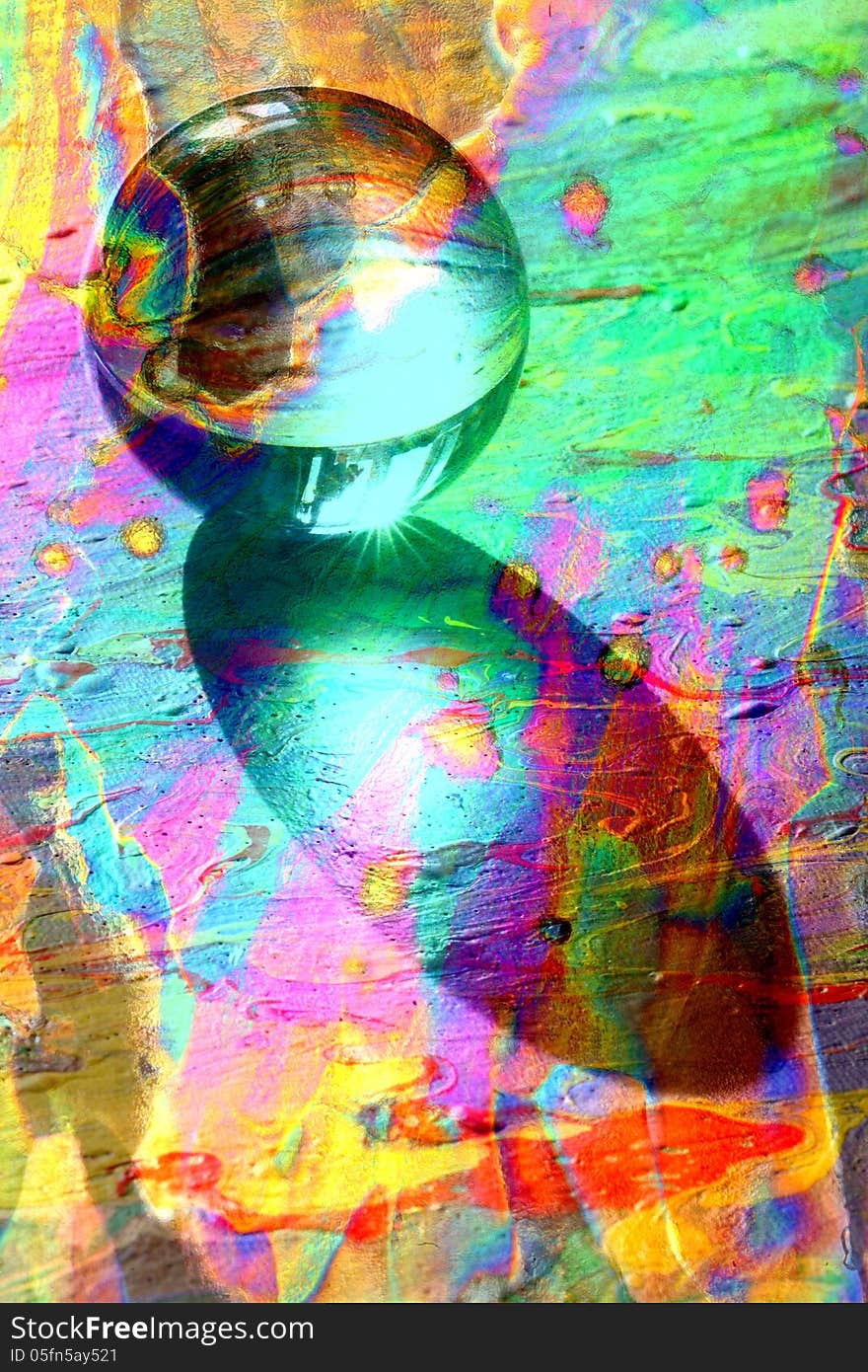 Glass Ball Psychedelic