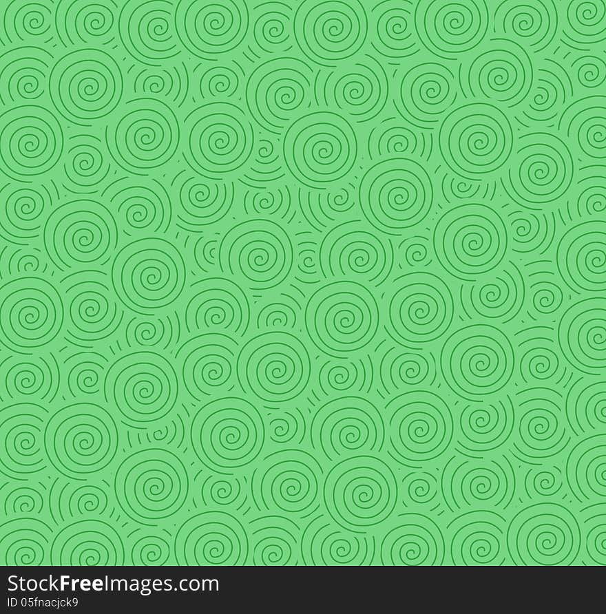 Background from green curls