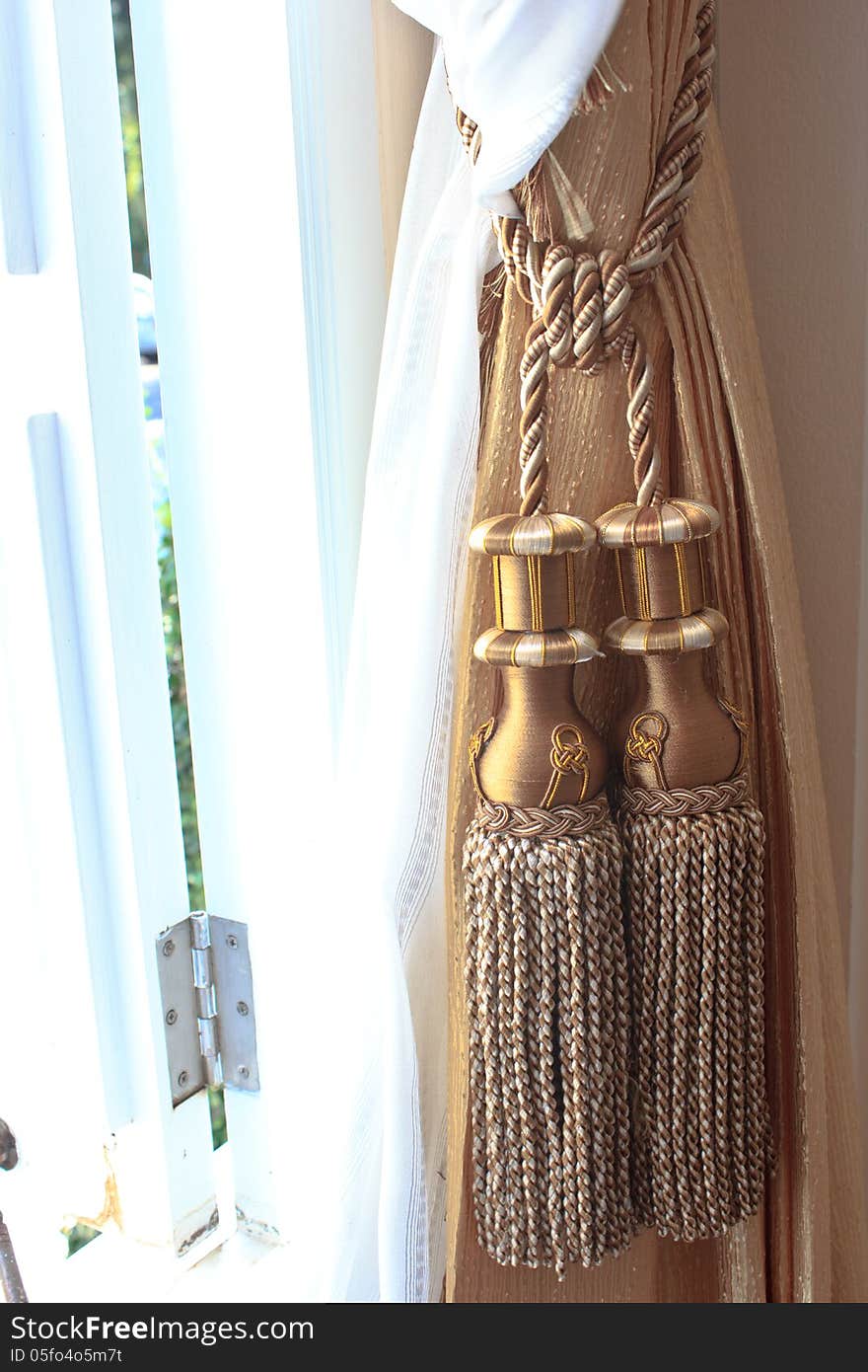 Native Thai style curtain tier