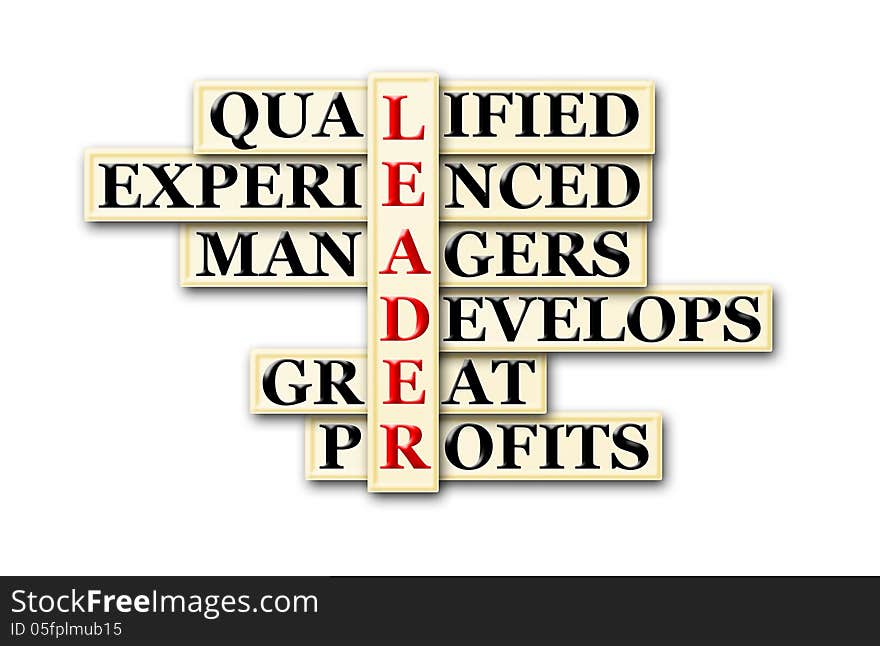 Acronym concept of Leader and other releated words