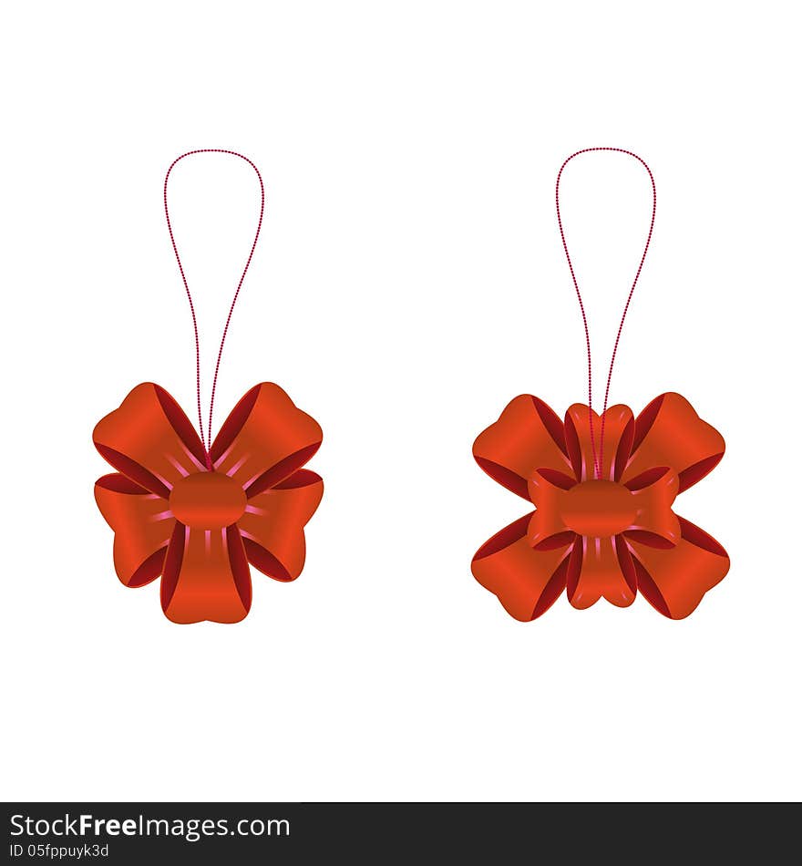 Two bows on a chain