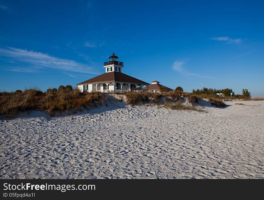 Boca Grand lighthouse and beach