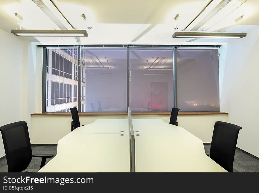 Modern office interior ready to rent