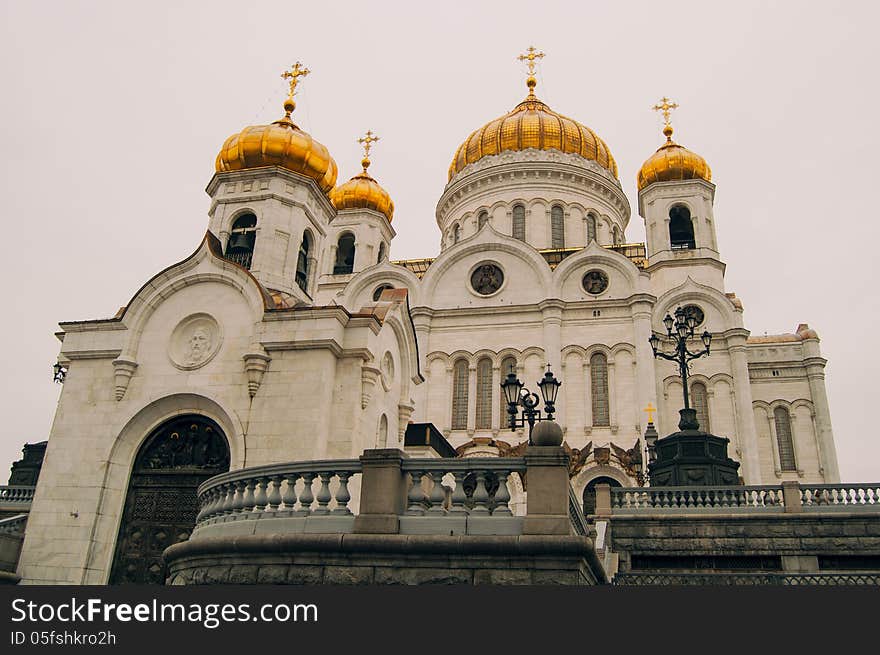 Russia. Moscow. Cathedral of Christ the Saviour