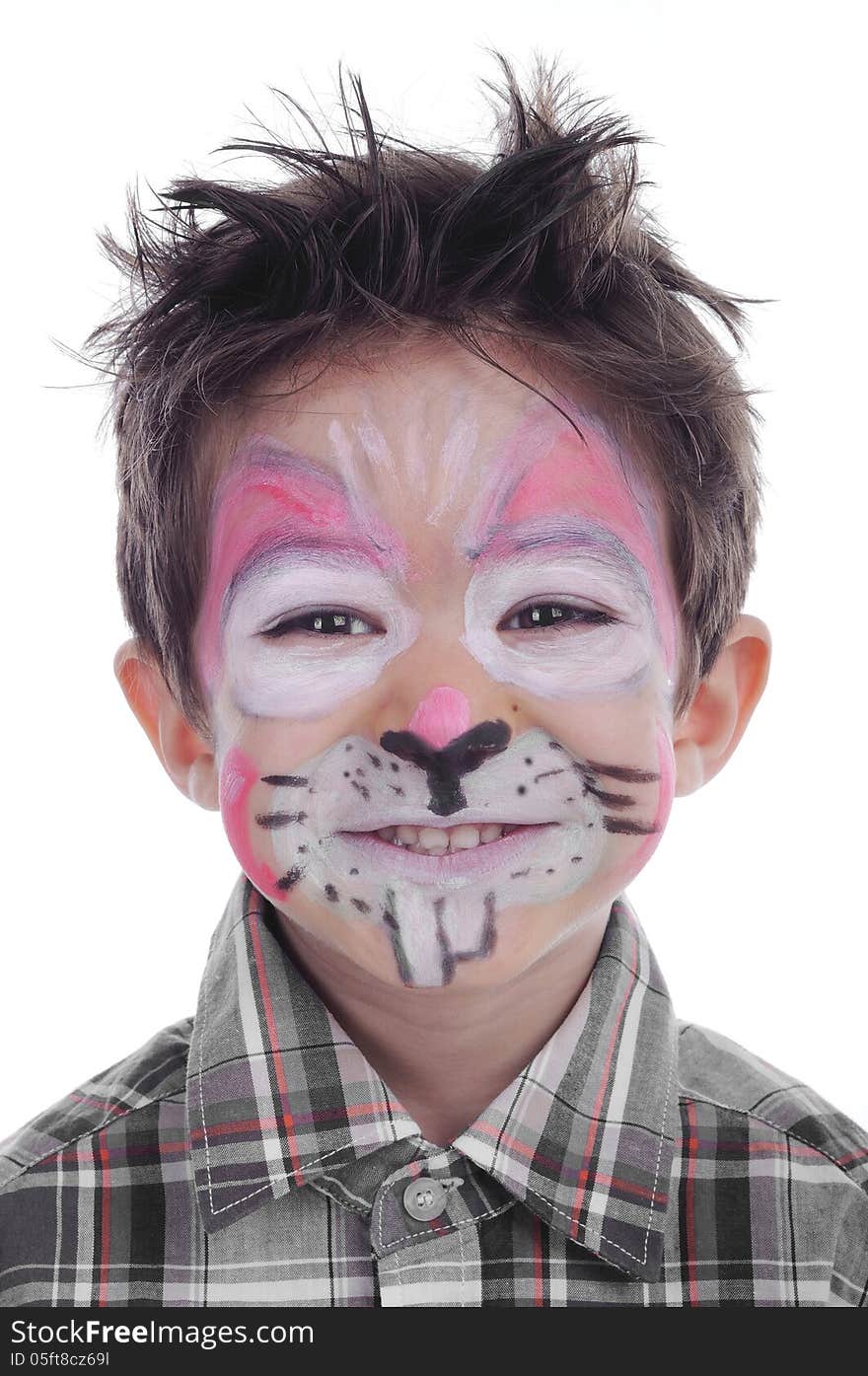 Face Painting Of Rabbit