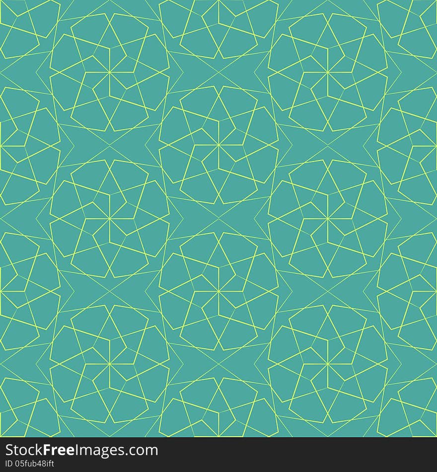 Lime Green Seamless Pattern