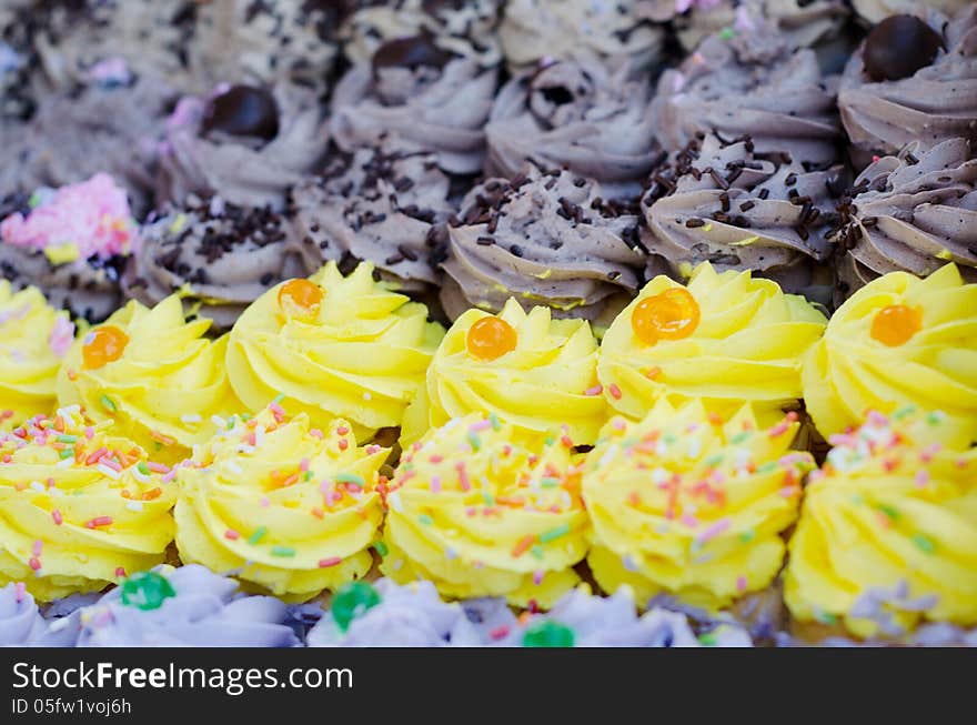 Bakery for sale in local market, Thailand