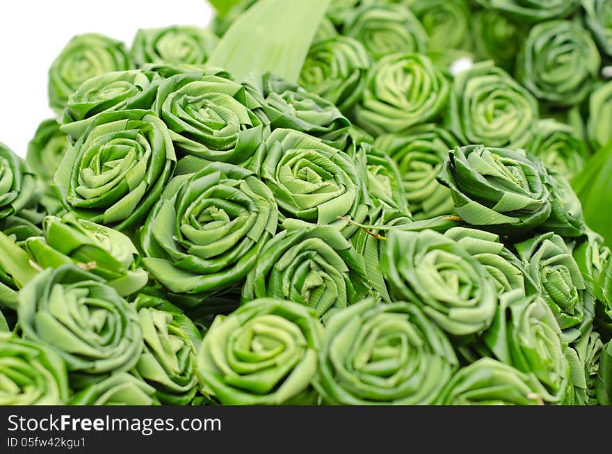 Pandan leaves rose