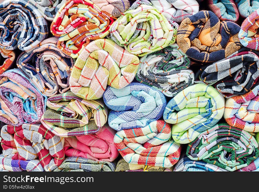 Closeup of Loincloth rolling background