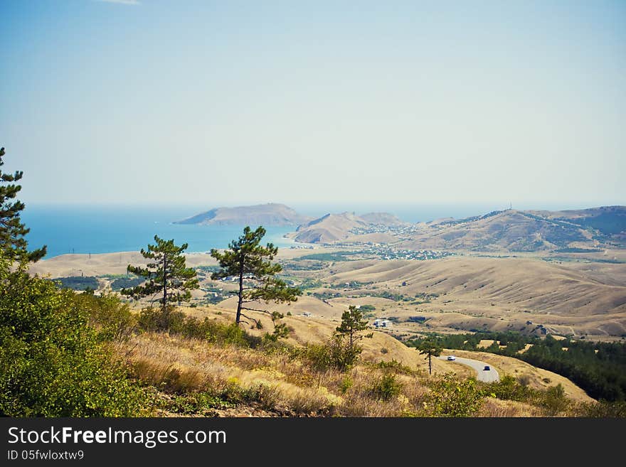 Beautiful landscape of Creamea, Ukraine. Beautiful landscape of Creamea, Ukraine