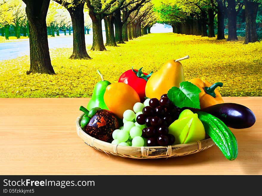 Colorful fresh fruits and vegetables for a balanced diet. Colorful fresh fruits and vegetables for a balanced diet.