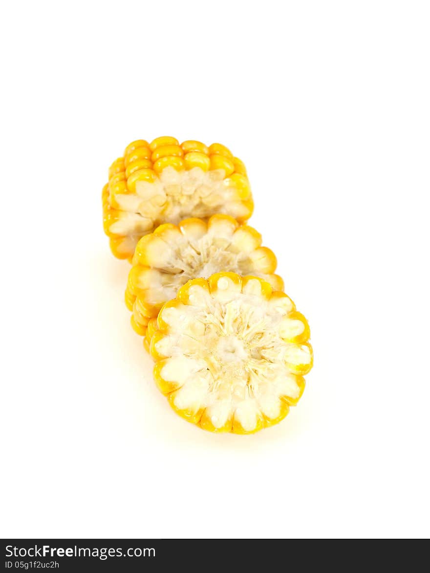 Corn isolated on white background