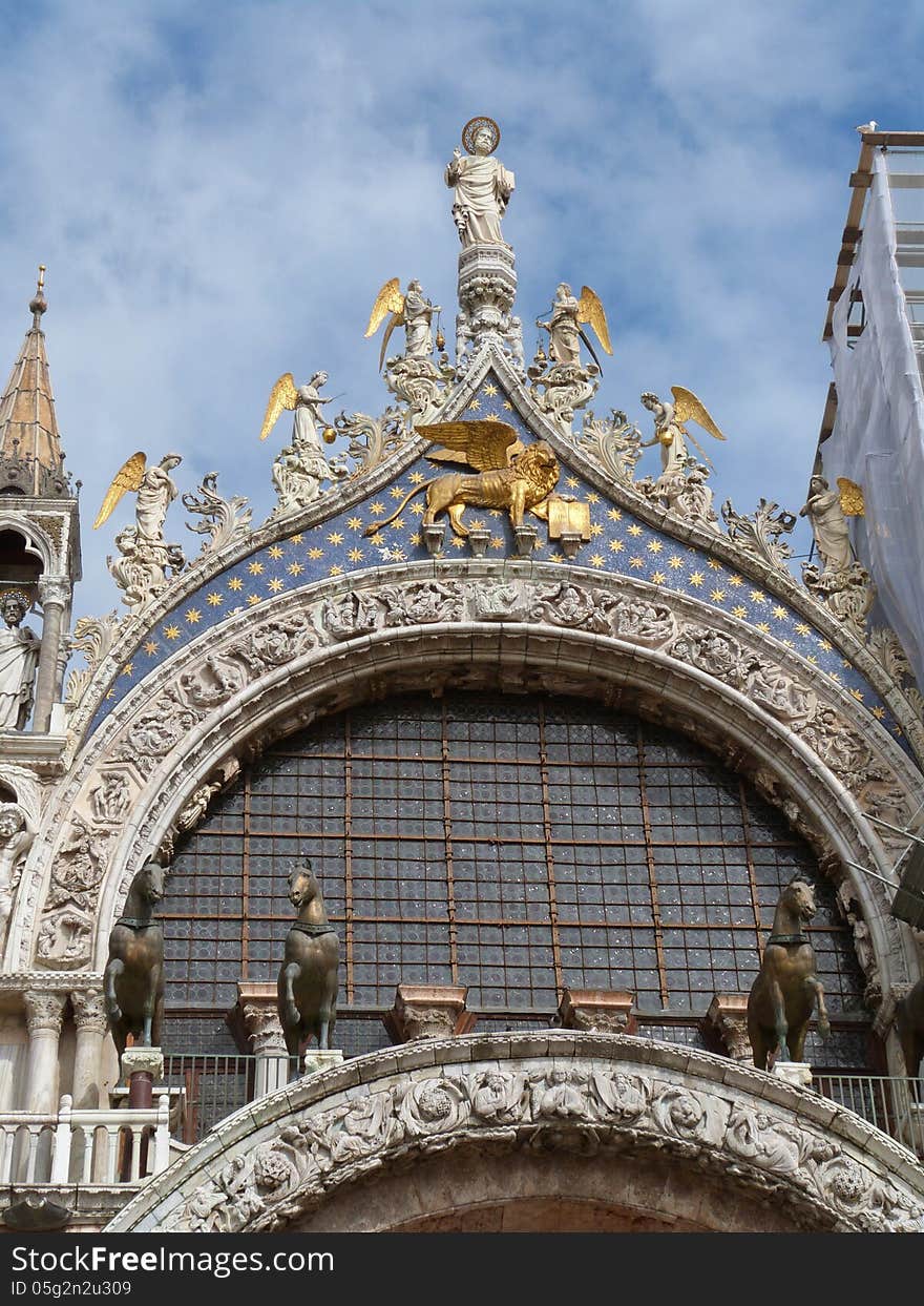 Venice - view of the St Mark's Basilica