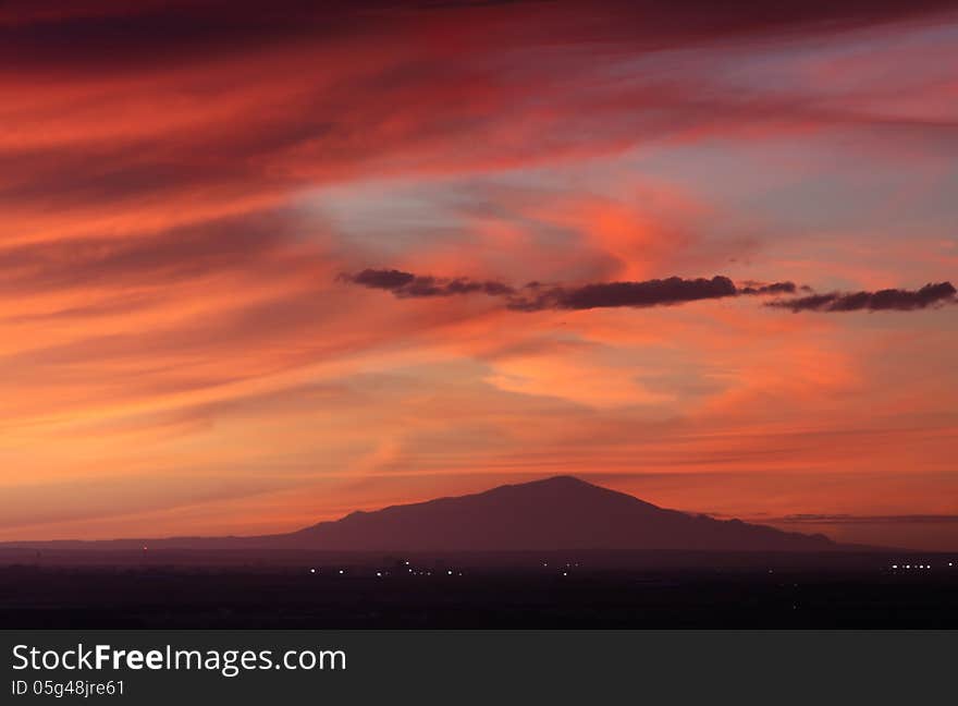 Capitan Mountains located in New Mexico. Capitan Mountains located in New Mexico.