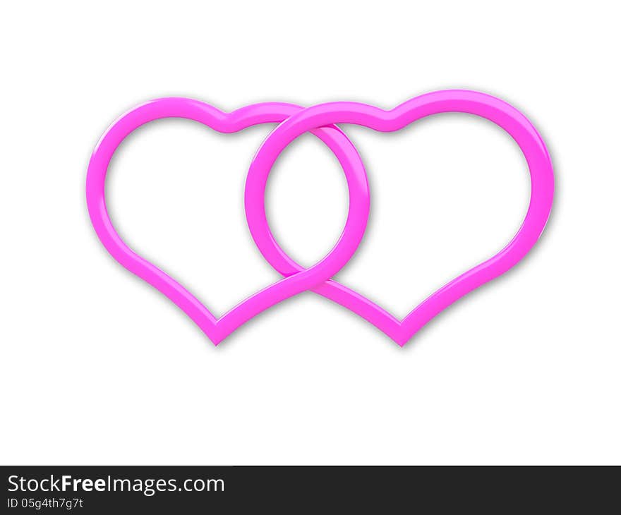 Pink heart