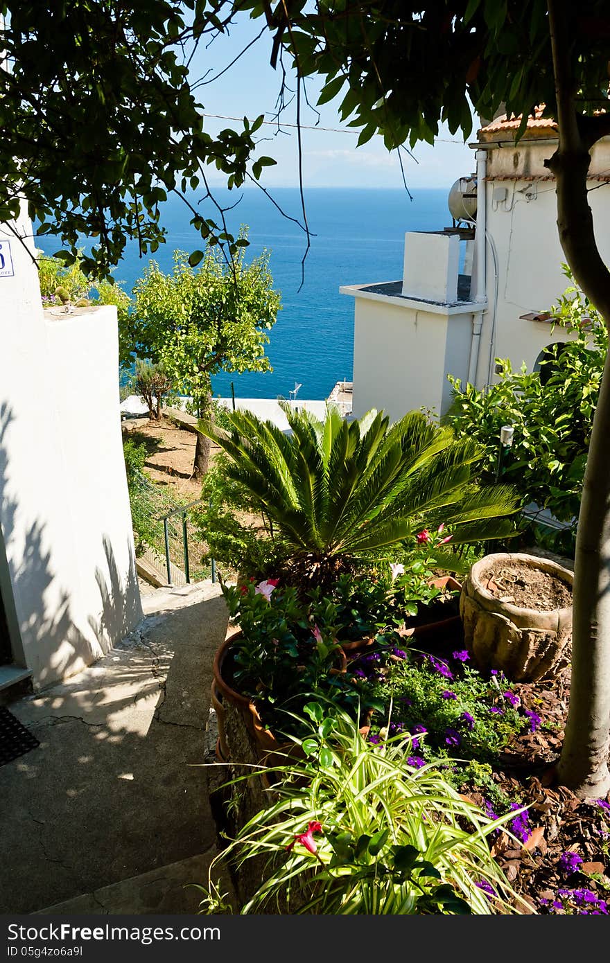 Houses in Conca dei Marini. Houses in Conca dei Marini