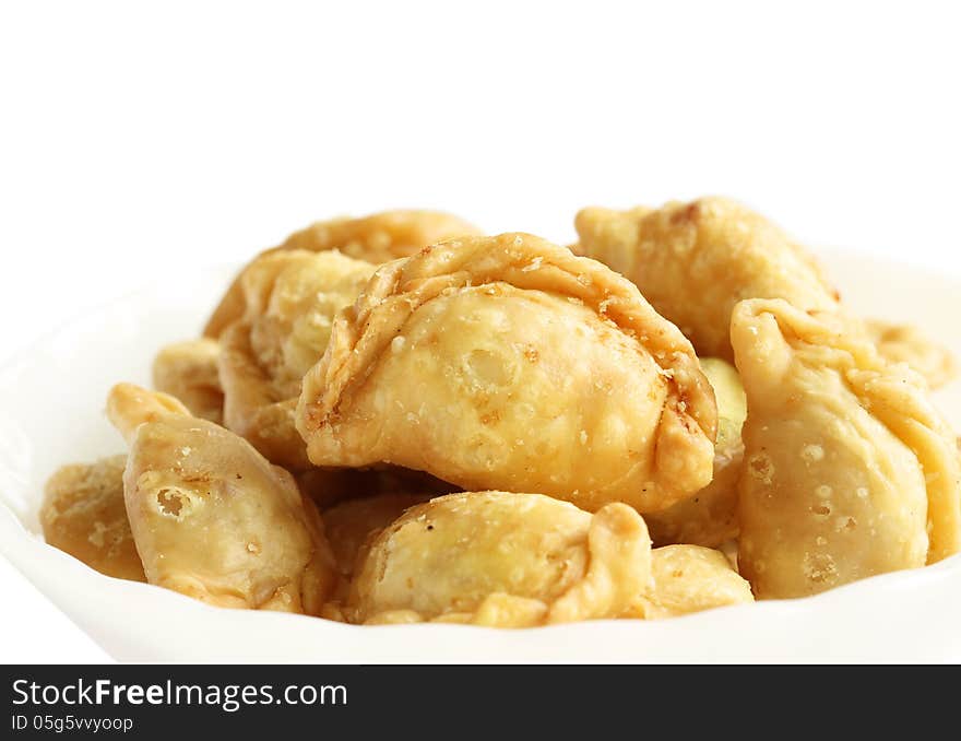 Delicious curry puff, thai style