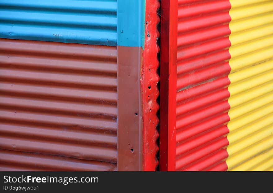 Old historical area and Caminito Street in Buenos Aires. Color interesting architecture. Background. Old historical area and Caminito Street in Buenos Aires. Color interesting architecture. Background.