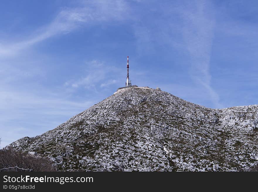 Sveti Jure highest part of Biokovo mountain