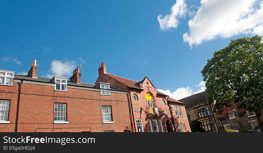 The town of pickering in yorkshire in england. The town of pickering in yorkshire in england