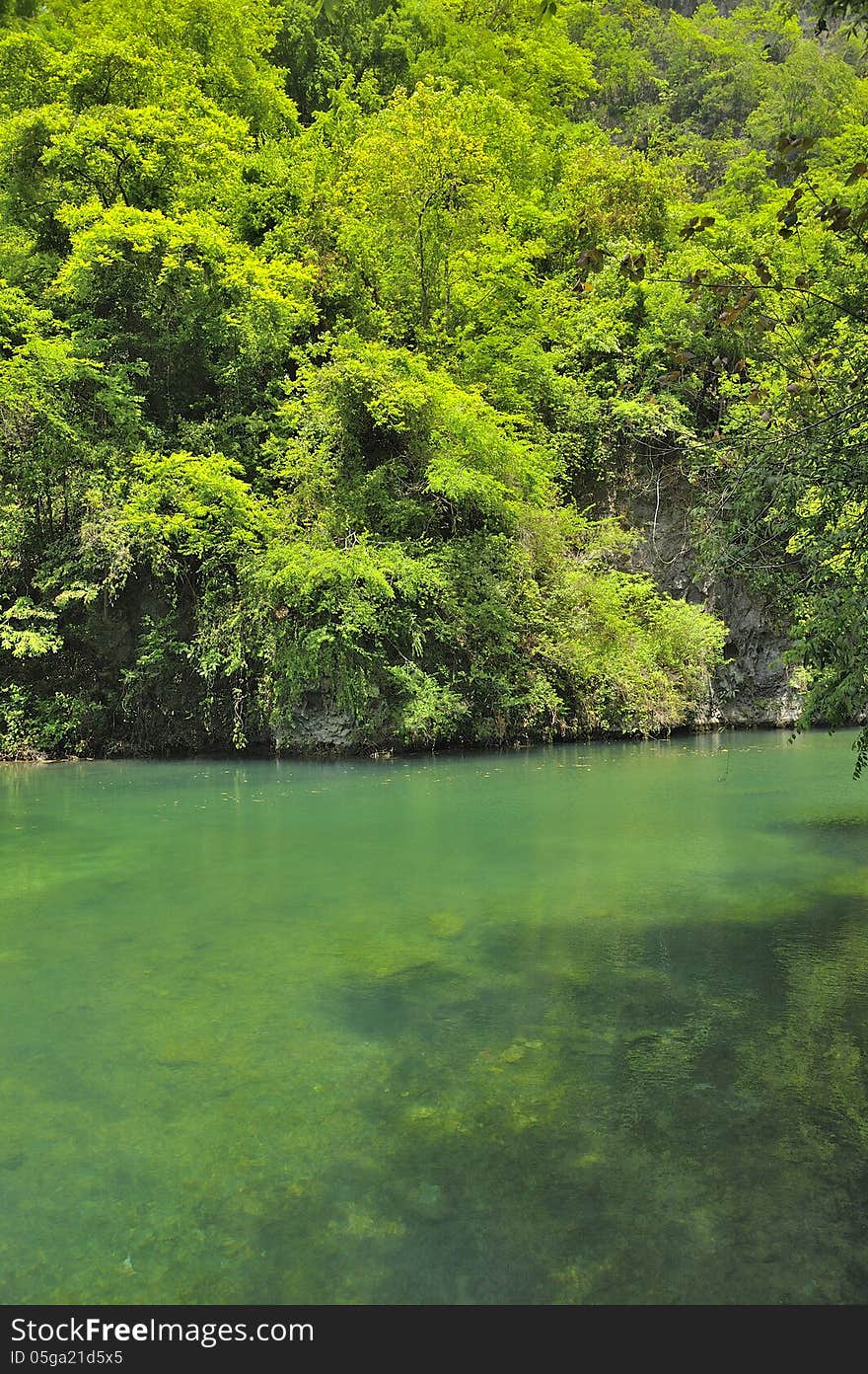 Scenic area near Xiaofeng River