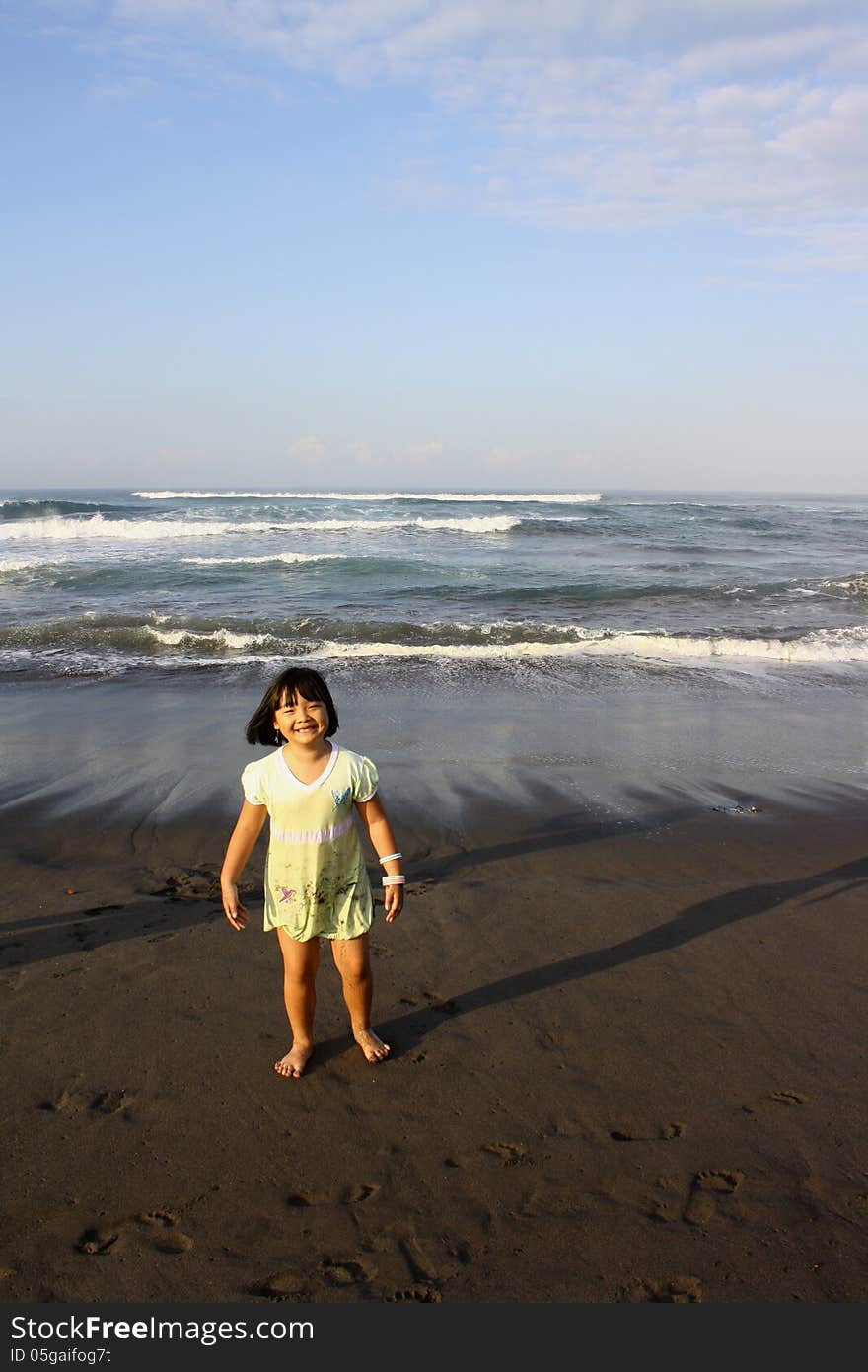 Playing on the Beach