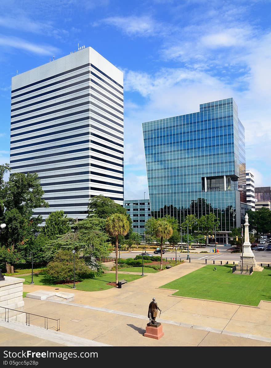 The Columbia, South Carolina skyline. The Columbia, South Carolina skyline.