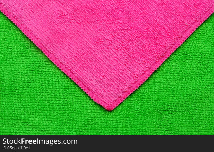 Geometric microfiber background