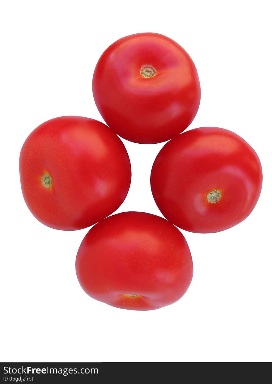 Four tomatoes