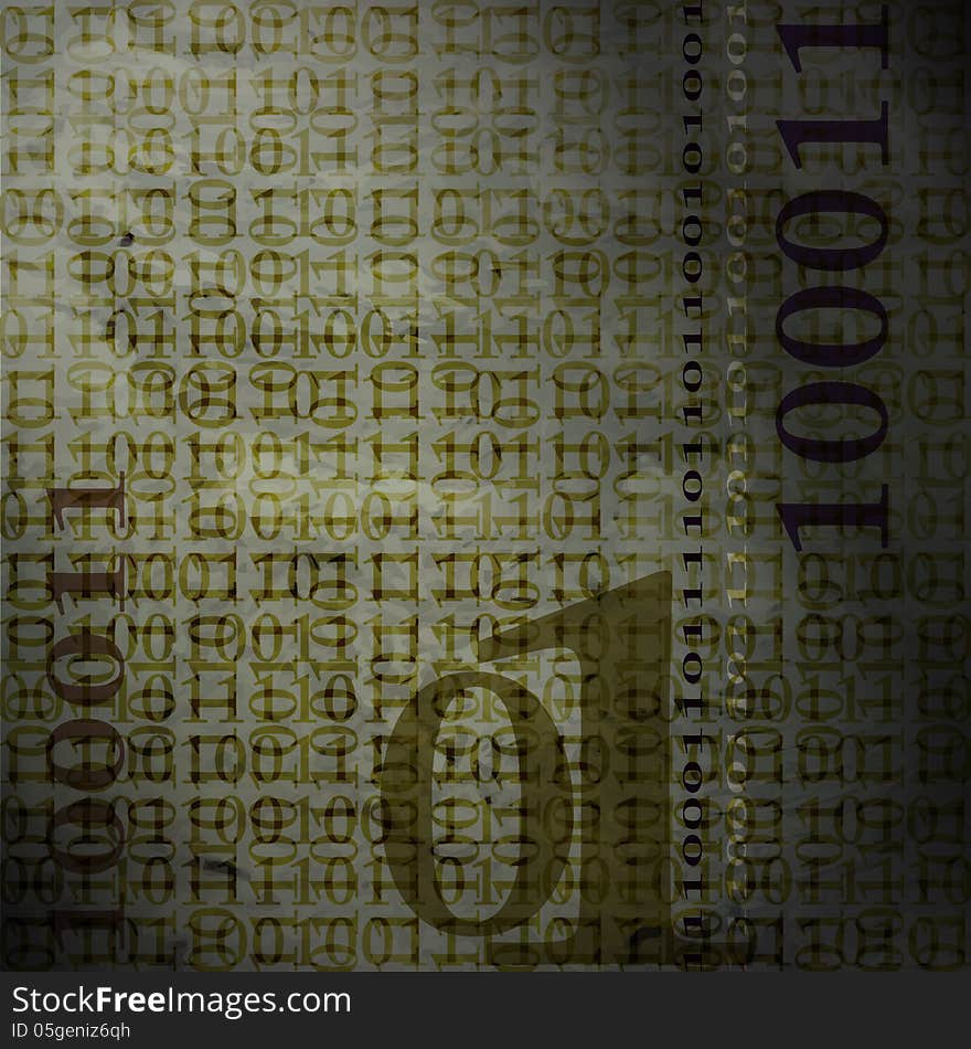 New abstract background with binary code can use like modern wallpaper