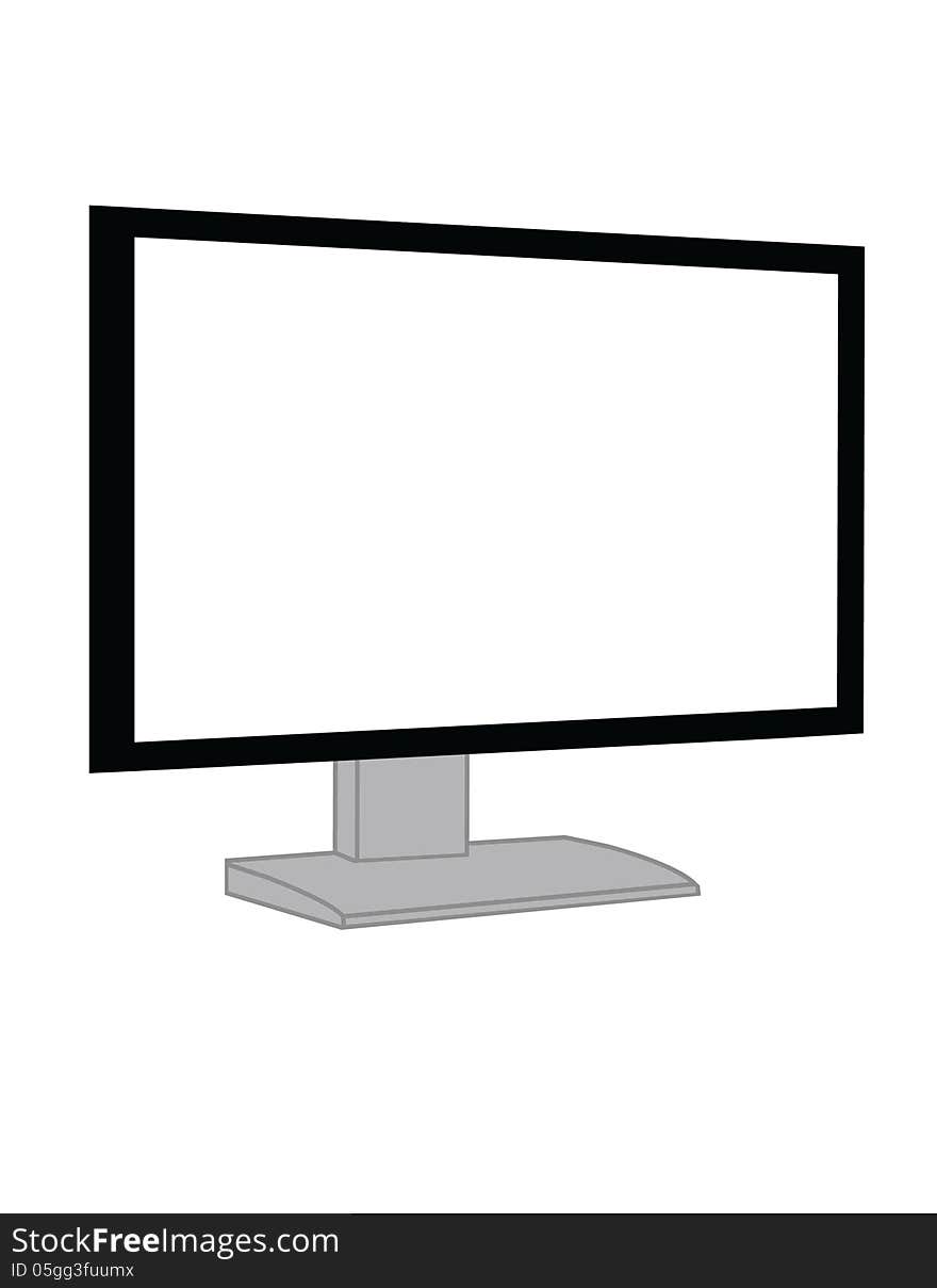 Blank Computer Screen